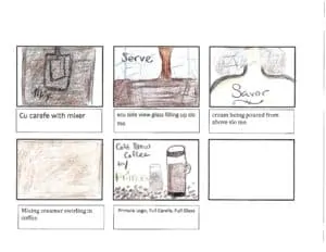 Storyboard and Script Image