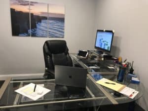 image of a clean working desk